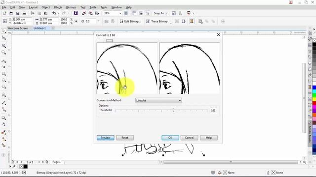 Gambar Blur? Begini Cara Cepat Tracing Gambar Secar Manual Dengan CorelDraw