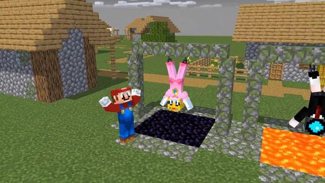HELP Girls! Princess Peach or Camera Woman or TV Woman #minecraft #minecraftanimation смотреть онлайн