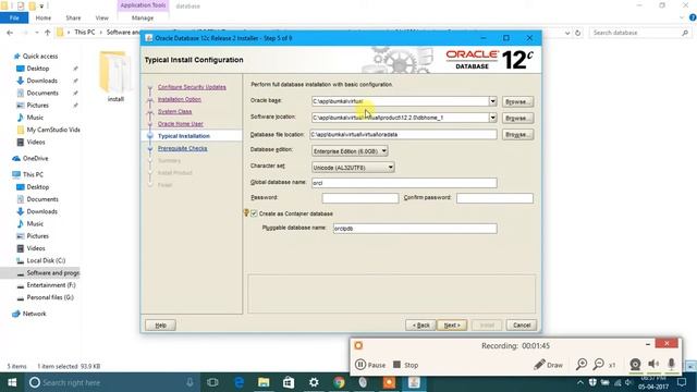 how to install Oracle Database 12c Release 2 in windows 10 смотреть онлайн