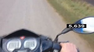 Проверяем разгон на скутере Stels Vortex 150