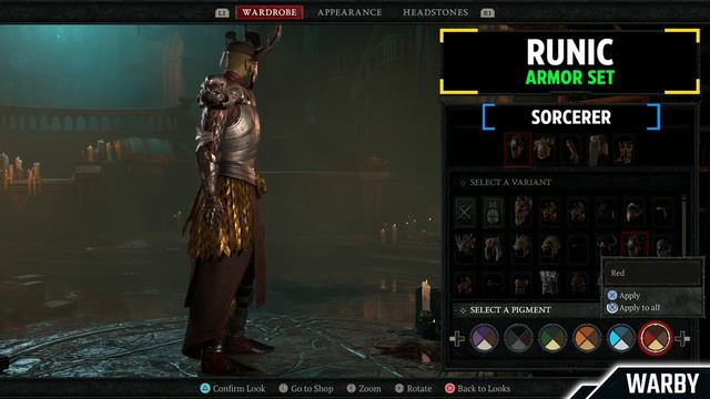 Diablo 4 - ALL 137 Transmog Armor Sets & All Color Variants (EVERY CLASS)