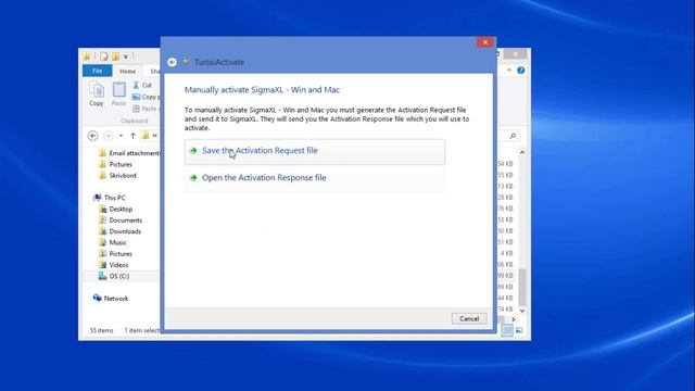 SigmaXL - Manual (Offline) Activation смотреть онлайн
