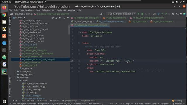 Ansible Cisco Netconf Automation:Part15 Send CiscoNetconf Interface and User config using Playboo смотреть онлайн
