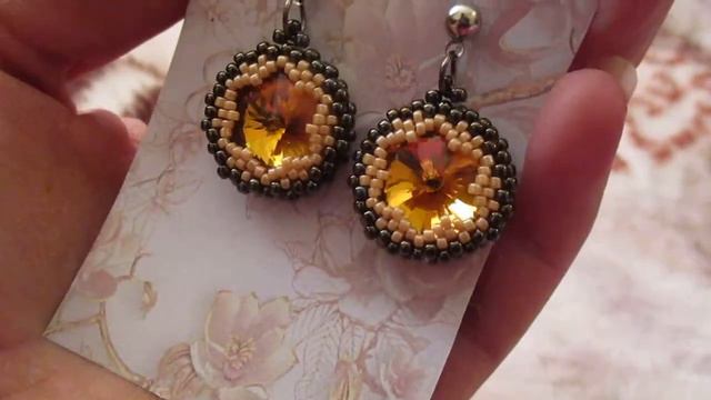 Серьги из бисера смотреть онлайн
