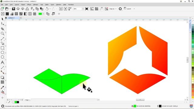 Learn logo design | Hexagonal | Corel DRAW tutorials | 102 смотреть онлайн