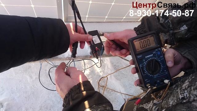 150 Вт Солнечная батарея зимой в ясный день смотреть онлайн