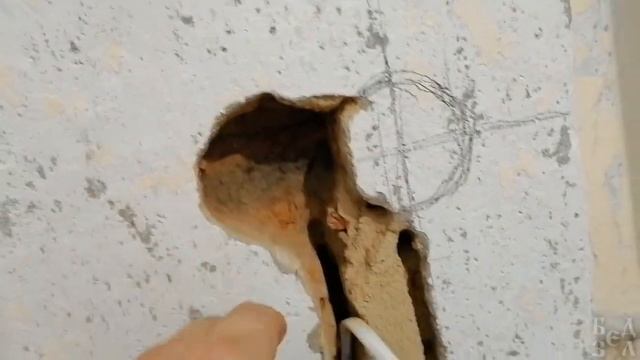 Розетки, разметка + установка продолжение. смотреть онлайн