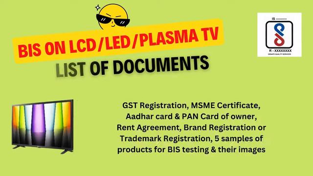 BIS Certification for Plasma/LCD/LED Television | 📞 8700247513 | BIS Registration LCD & LED TVs. смотреть онлайн