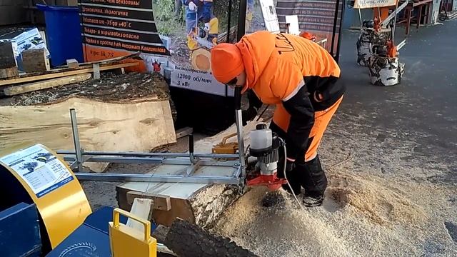 5 секретов, как распилить толстое бревно на слэбы своими руками? смотреть онлайн