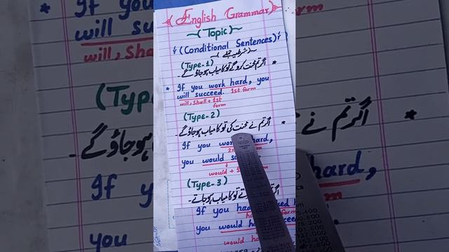 Conditional Sentences (Type 1,2,3)by senior English teacher Manzoor shehzad смотреть онлайн