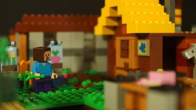 Фермерский Коттедж для LEGO НУБика Майнкрафт LEGO Minecraft смотреть онлайн