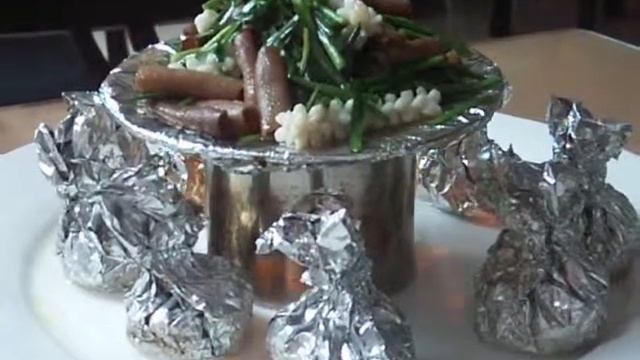 Блюдо из морепродуктов в Даляне