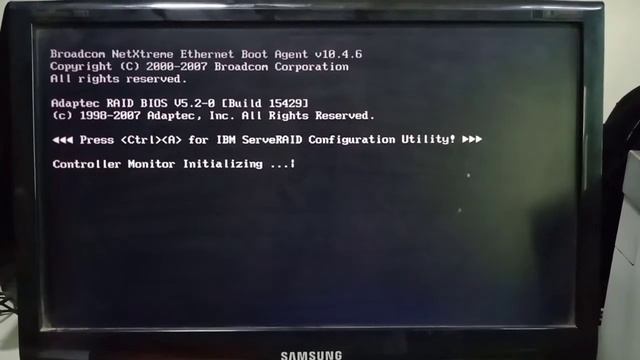 Controller Monitor Initializing | Controller Not Started | IBM SYSTEM X3400 смотреть онлайн