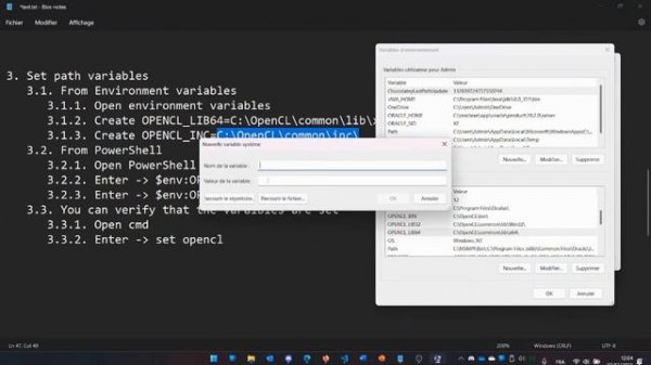 Tuto / Download Install OpenCL SDK / Compile Run C C++ / VSCode Windows Nvidia GPU