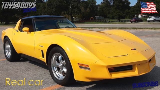 1982 Chevrolet Corvette coupe diecast car model review video смотреть онлайн