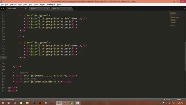 #Twitter Bootstrap for Web Design - 9 : List Group смотреть онлайн