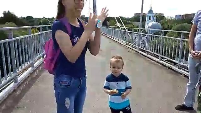 воскресенск вид с пешеходного моста смотреть онлайн