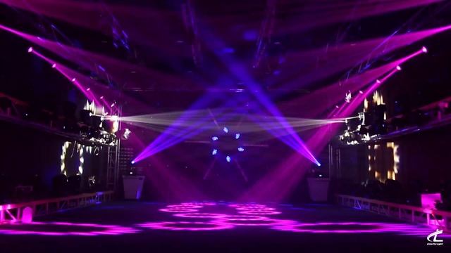 Light Show：Colorful Light Show Stage Lighting Moving Head Dj Light At Showroom Doris Deng