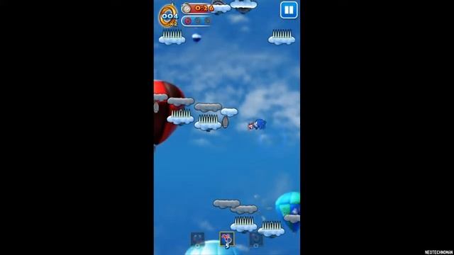Sonic Jump (iOS) - Blue Sky Zone Act 7-12 смотреть онлайн