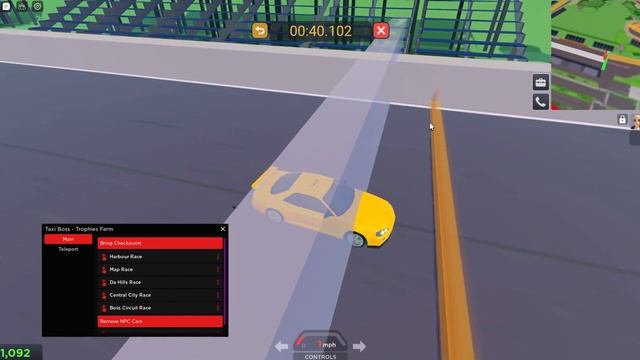 Roblox Taxi Boss Script - Trophies Farm 2022