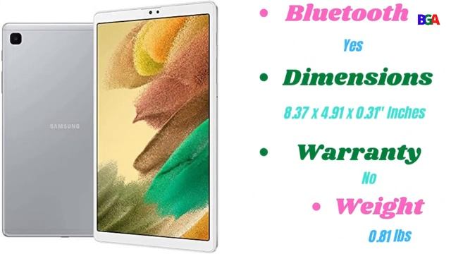 Samsung Galaxy Tab A7 Lite 8.7” Inch 32 GB Wi-Fi Android 11 Touchscreen International Tablet Bundle смотреть онлайн