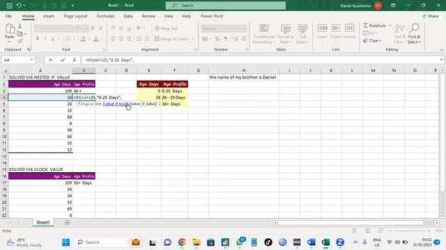 Autofit code ,Nexted if & Vlookup on Excel смотреть онлайн