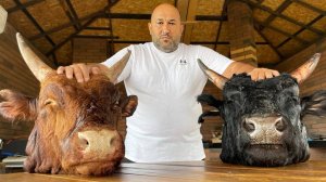 Любимое блюдо палачей 🪓 Бычьи головы в казане с картошкой