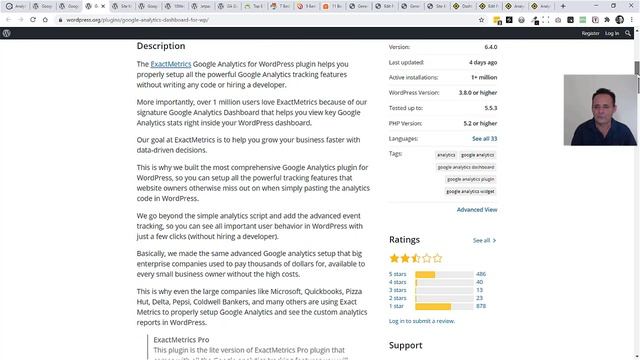 Easy WordPress website traffic statistics for free. Google Analytics plugins смотреть онлайн