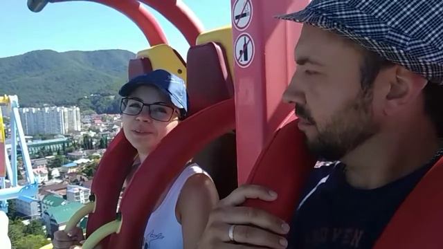 Лазаревское колесо обозрения!!! 82 метра над морем! смотреть онлайн