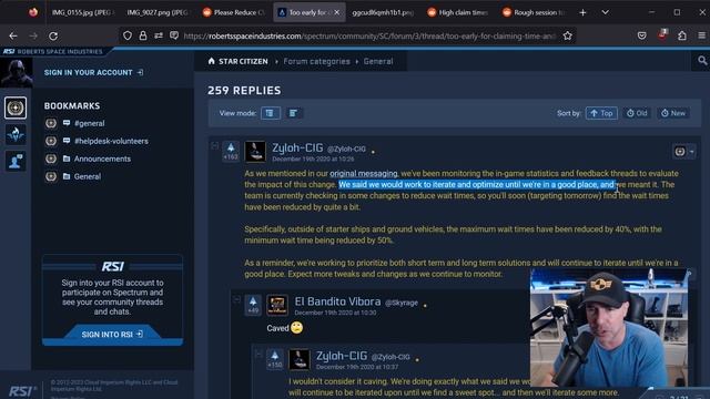 Star Citizen to Reduce Claim Times in Patch 3.19.1 смотреть онлайн
