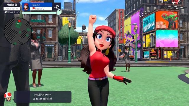 Mario Golf Super Rush - New Donk City (Amateur and Pro, All Holes) смотреть онлайн