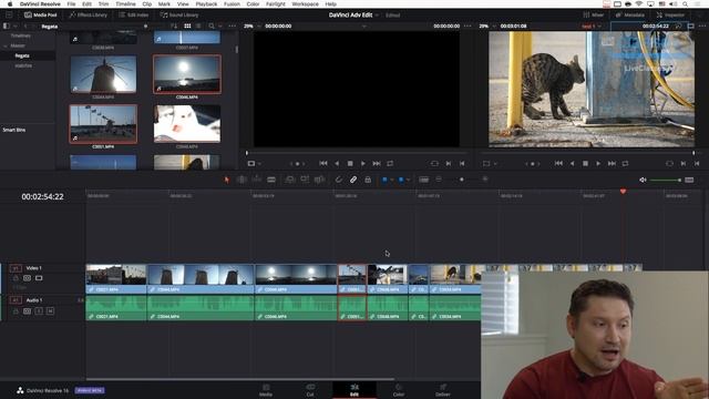 Перемещение по таймлинии. Монтаж в Davinci Resolve: расширенные возможности. Дмитрий Ларионов смотреть онлайн