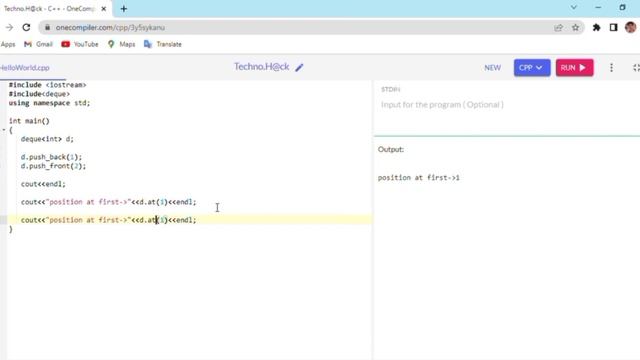 C++ STL: Data structure Deque ( competitive programming)_05@CleverProgrammer @Musician__ смотреть онлайн