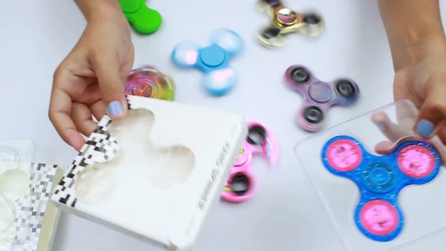 Распаковка  Spinner. Спиннеры с  Aliexpress/АЛИЭКСПРЕСС