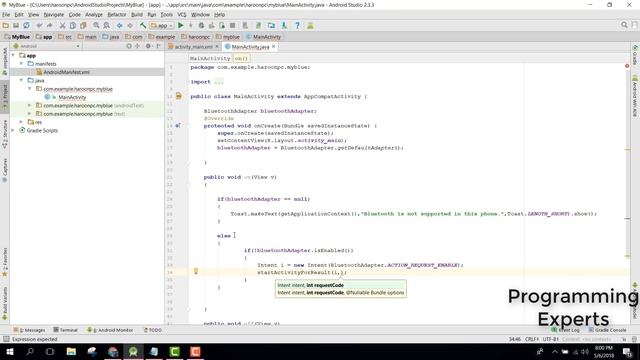 Bluetooth API in Android Studio Part 2 (Enable Bluetooth) смотреть онлайн