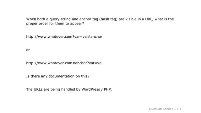 PHP : Proper URL forming with a query string and an anchor hashtag смотреть онлайн