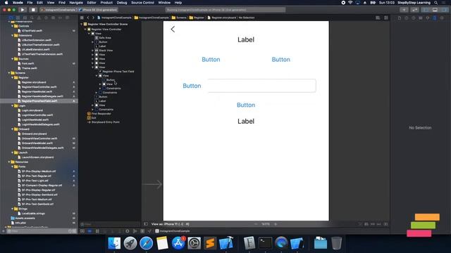 Register Screen - Instagram iOS App Clone with MVVM and Swift - Part 3 #SpeedCoding смотреть онлайн