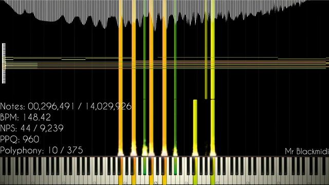 [Black MIDI] Flying In Space смотреть онлайн