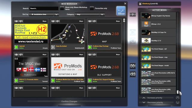 ETS2 1.49 MapCombo / ProMods 2.68 / Roex 4.0 / AZGERusMap 2.49 / Road To Asia 1.7.2Sibir Map 2.7.0