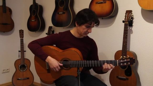 Pedro Maldonado 1975 flamenco guitar - traditionally built, with great dynamic and punchy sound! смотреть онлайн