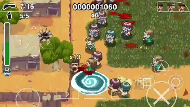 |PSP MINIS| AGE OF ZOMBIES Playing On Android смотреть онлайн