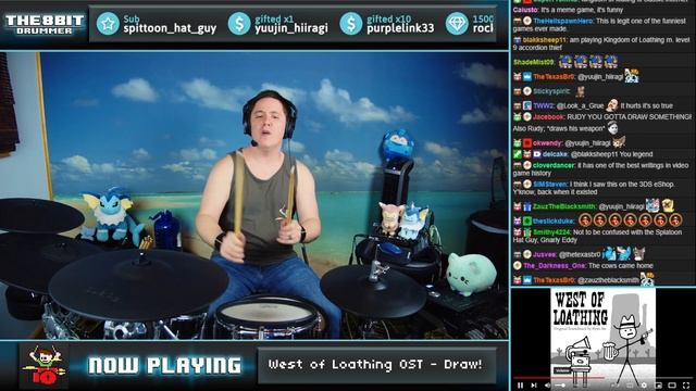 "Draw!" From West Of Loathing On Drums! смотреть онлайн