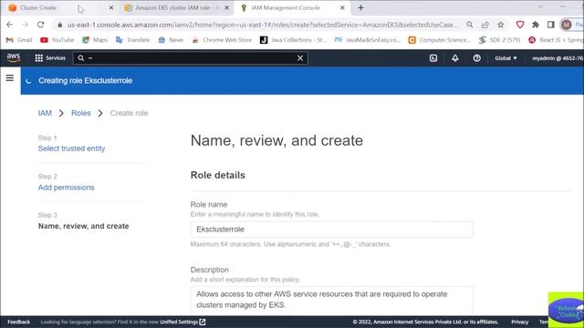 How to add a cluster in AWS EKS. смотреть онлайн