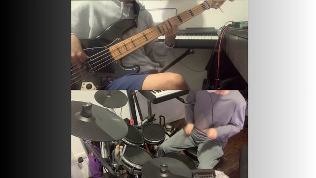 THE ORAL CIGARETTES「狂乱 Hey Kids!!」// "Kyouran Hey Kids!!" // Bass and Drum Cover смотреть онлайн