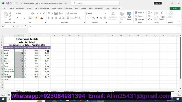 Excel_CH07_Assessment_Music | Pearson MyITLAB#excel_2f_bonus #exp22_excel_ch05_ml2_apartments #exce смотреть онлайн