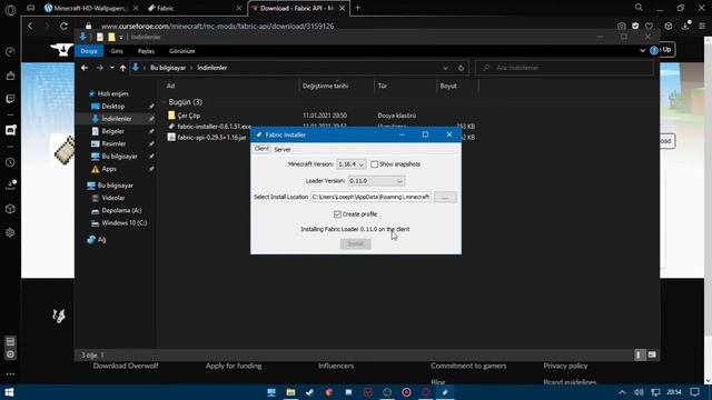 SK Launcher Fabric kurulumu - 2021 - MINECRAFT смотреть онлайн