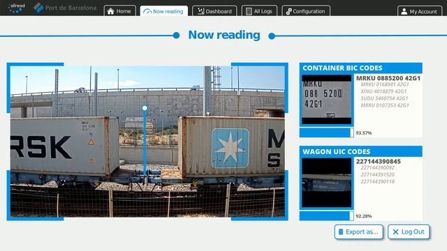 WAGONS & CONTAINERS - Automatic trains reading with AI: Port of Barcelona | AllRead смотреть онлайн