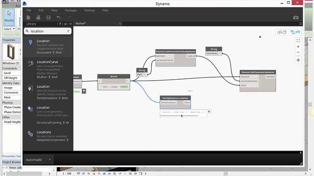 Get and Set Revit Parameters with Dynamo смотреть онлайн