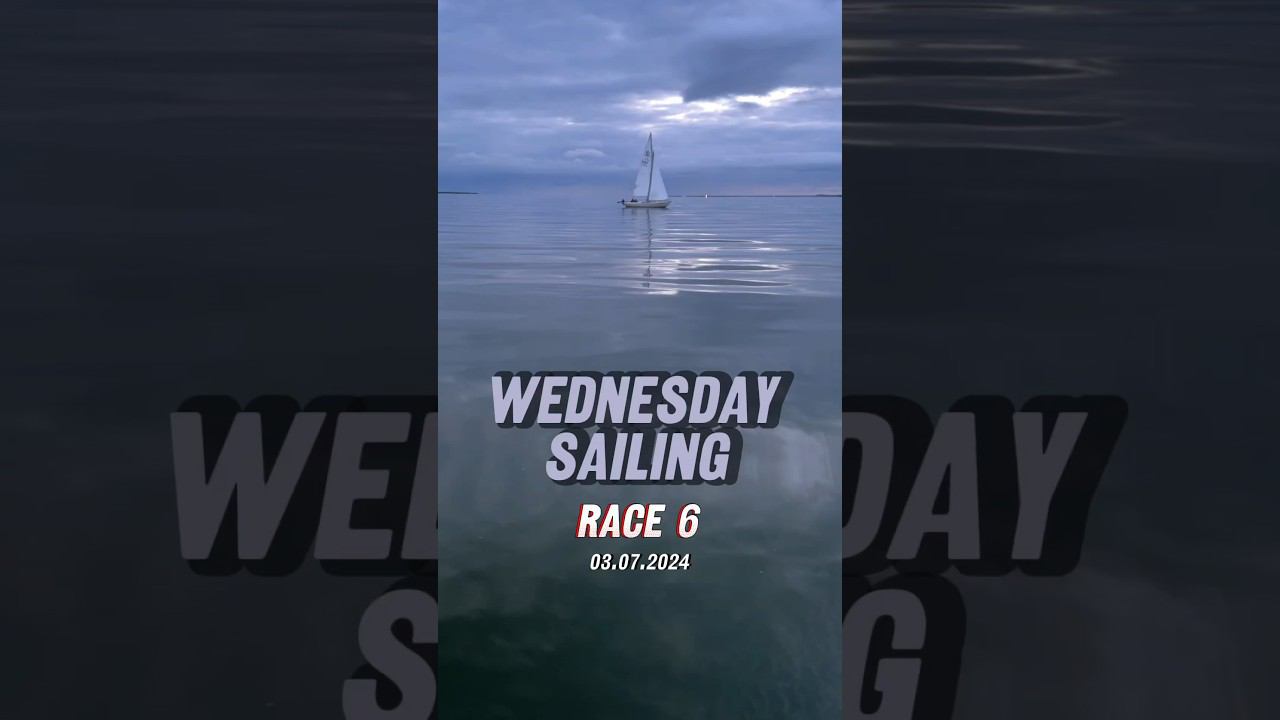 03.07.2024. Wednesday Sailing. Race 6. Calm & amazing sunset.