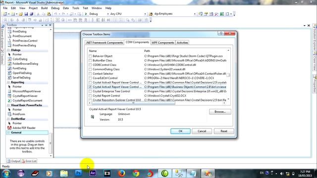 Crystal Report Support All Fonts- Lesson 1 смотреть онлайн